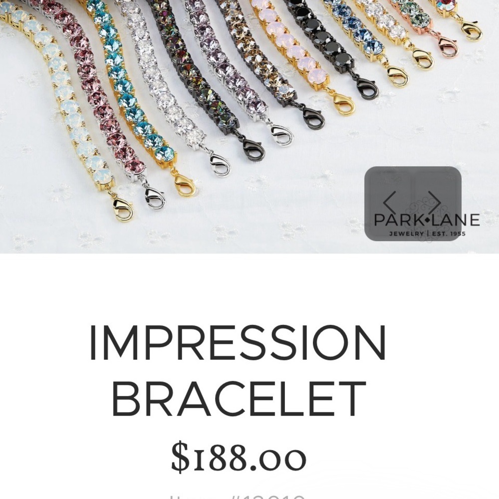 Park Lane Fuchsia and Silver Sparkle Bracelet